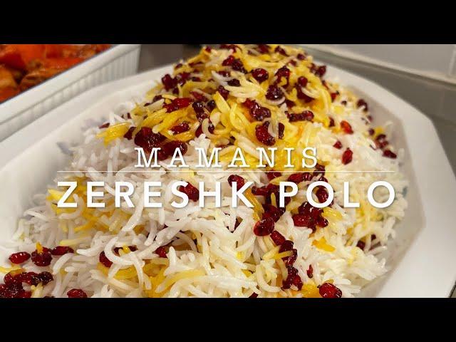 Zereshk Polo (Ris with barberries)