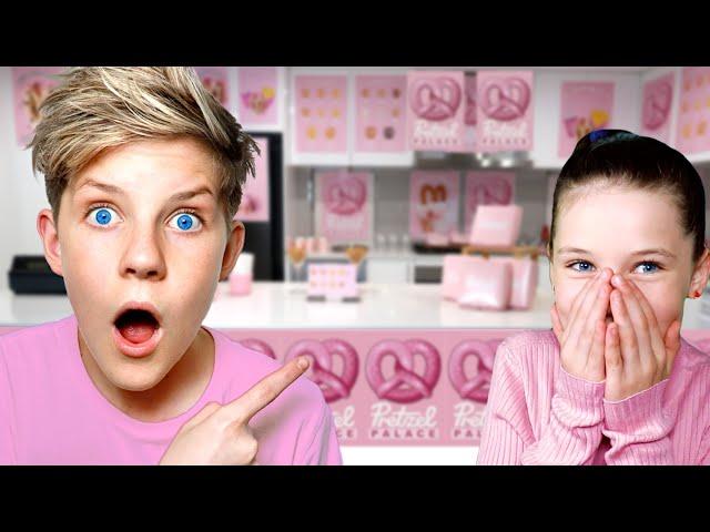 PREZLEY Opens Up His Own STORE!! Who Will Make The Best Restaurant? SisVsBro Prezley VS Miss Charli!