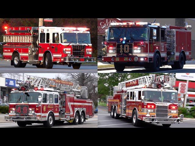 Best of Delco - Fire Trucks, Ambulances & Police Cars Responding Compilation