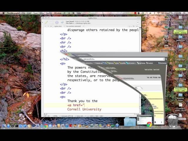 Learning HTML with Dr. Mark Winegar: Hyplerlink