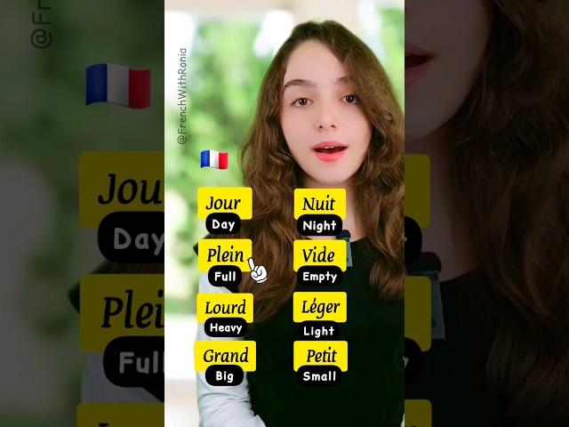 8 Handy French Adjectives #frenchlanguage #learnfrench