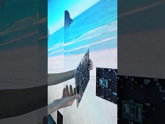 This module is as thin as a piece of paper#leddisplay #ledscreen #eagerled