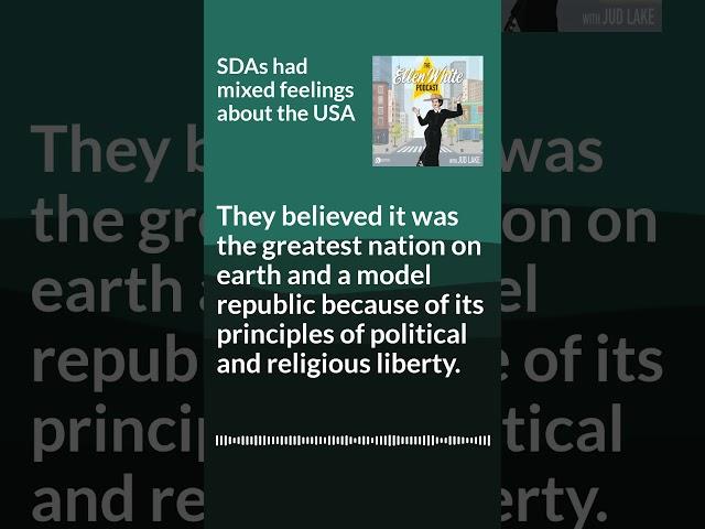 Adventists had/have mixed feelings about the USA #sdachurch #seventhdayadventist #americanhistory