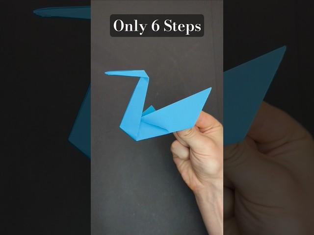 Easy Paper SWAN  #shorts #diy #origami #swan