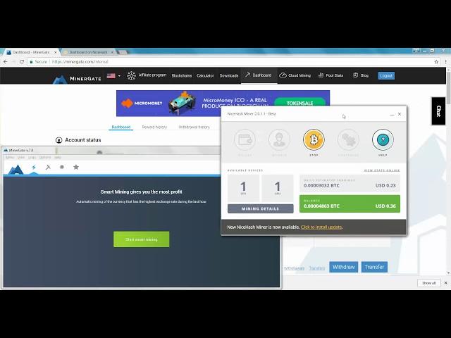 Nicehash VS Minergate. What Crypto Miner Is Best For You?? Bitcoin Mining Made Easy!