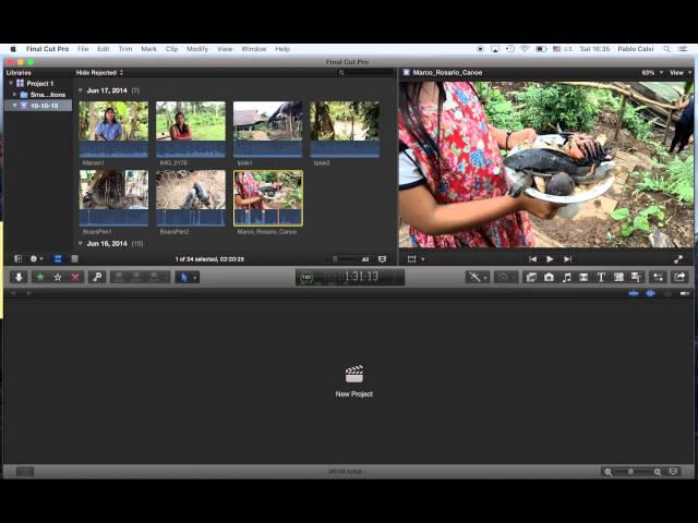 Hit the ground running with Final Cut Pro X - Some basics of your interface