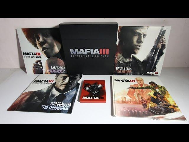 Mafia 3 Collectors edition Unboxing