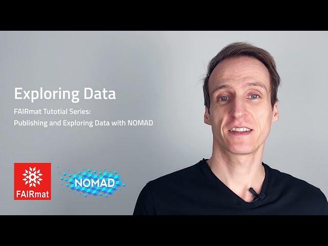 FAIRmat tutorials 1: Exploring data with NOMAD