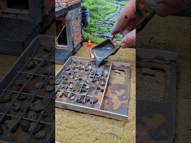 The process of building a brick house. #diy #house #miniature