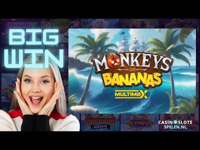 Monkeys Go Bananas MultiMax (Yggdrasil) | bonus game (BIG WIN!)