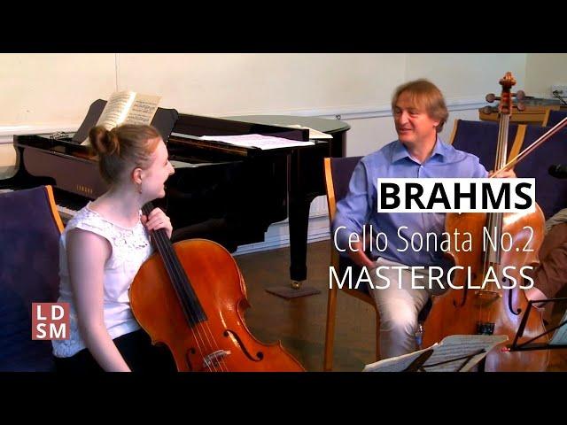 Brahms Cello Sonata | LDSM 2015 Cello Masterclass with Gregor Horsch