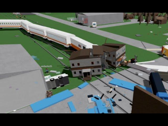 Crashing Trains and Cars in Trains VS Cars Roblox Part 2!