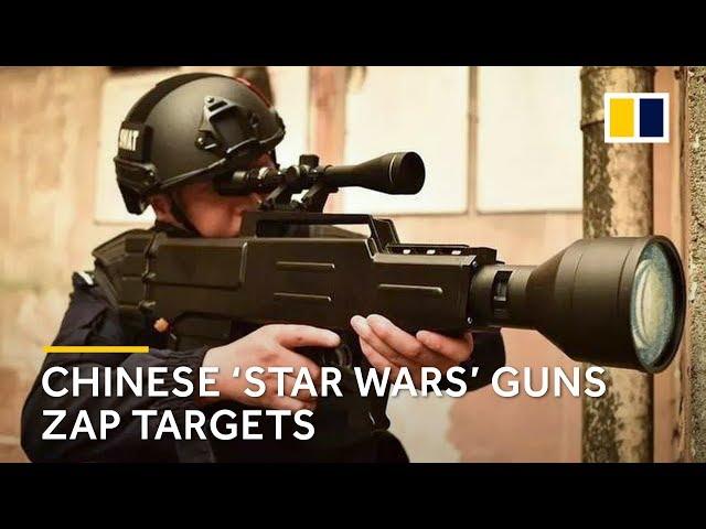 Chinese ‘Star Wars’ laser gun appears to set fire to objects at a distance