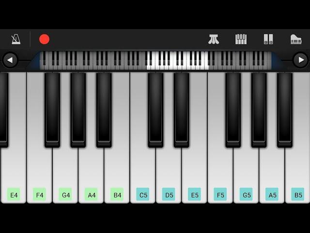 Genda Phool__Badshah__Mobile Piano Tutorial__SJ Piano Master