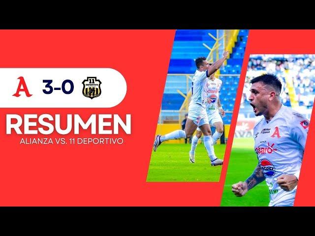  RESUMEN l ALIANZA 3-0 11 DEPORTIVO  l JORNADA 16 | APERTURA 2024