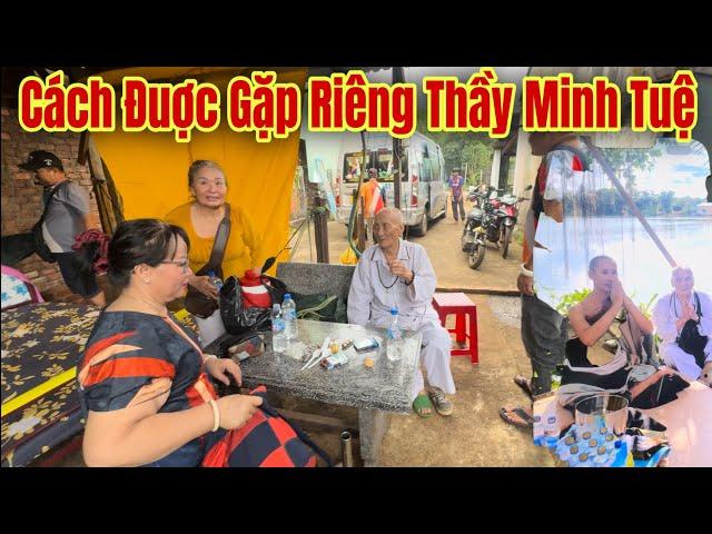 Gia Đình may mắn nhất một ngày được gặp hai lần và gặp riêng thầy Minh Tuệ trong công ty PTTĐT