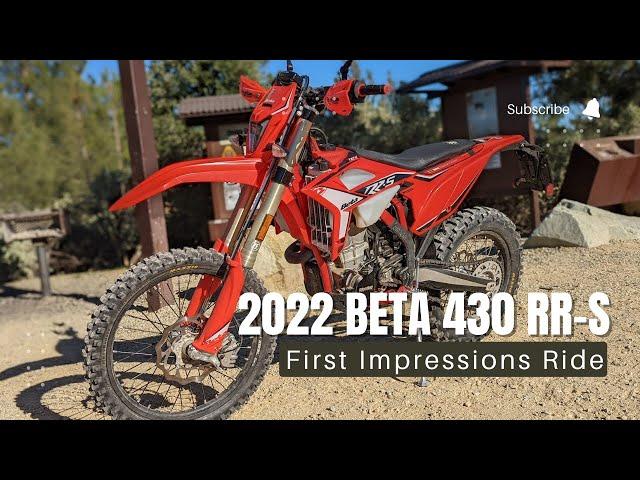 ZenDiime's 2022 Beta 430 RR-S First Impressions Ride