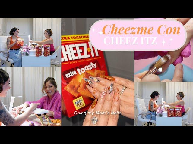 Doing My Mom’s Nails & Behind the Scenes of My Cheez-Itz Brand Deal! 