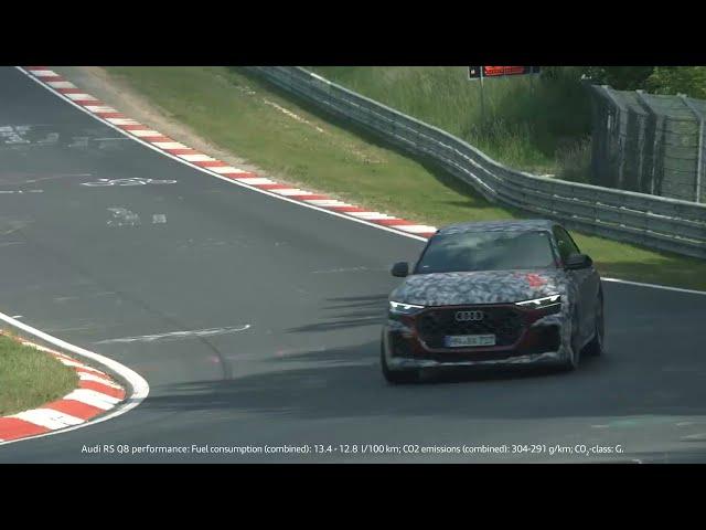 Record drive of the Audi RS Q8 performance on the Nürburgring-Nordschleife