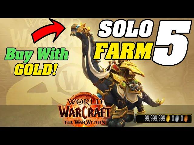 5 Solo Goldfarms For The New AH Mount! War Within Goldfarm