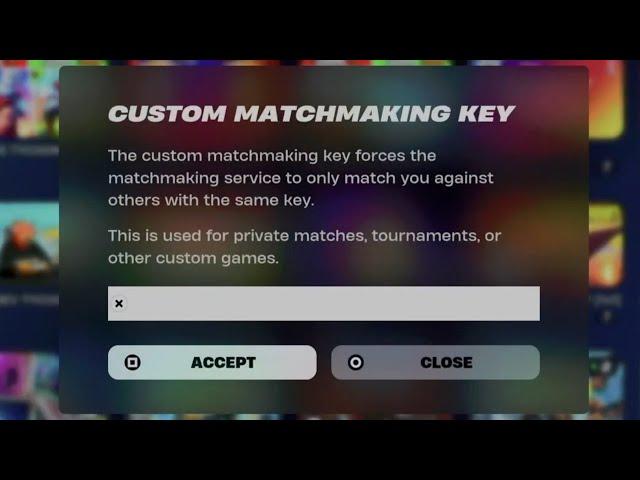 How to make a Fortnite Private Match in 2024 | Custom Matchmaking | Create a Custom Matchmaking Key