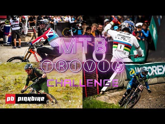 Loic Bruni vs Danny Hart vs Emilie Siegenthaler vs Andrew Shandro | Pinkbike's MTB Trivia Challenge