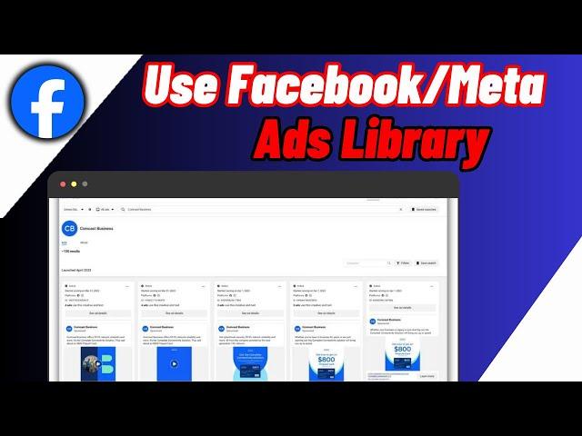 How To Use Facebook Ads Library Tool | Meta Ads Library Tutorial