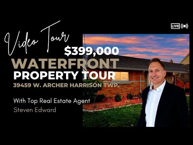 Harrison Twp. MI. Homes Video Tour - 39459 W. Archer #waterfronthomesforsale #harrisontwp