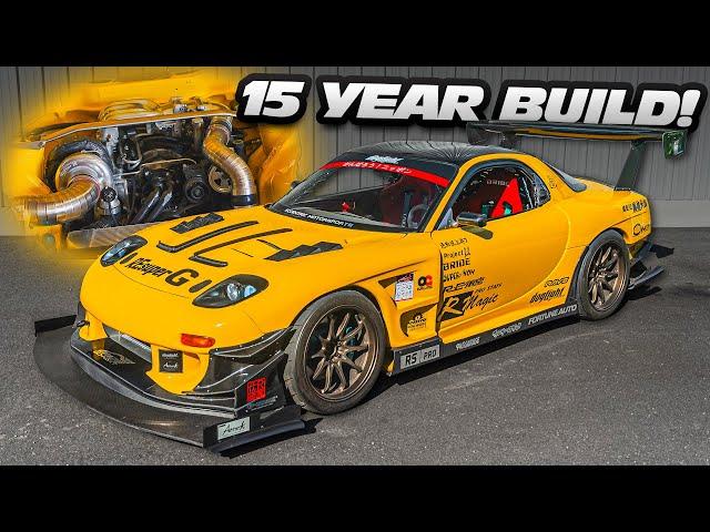 16YR Old Lived in RX-7 then Built it into a WIDEBODY DREAM CAR! (Chris' Inspiring Story)