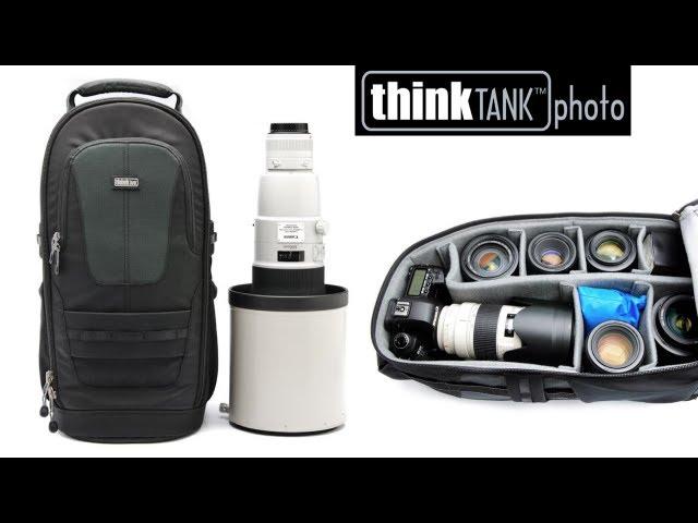 Glass Limo backpack, camera and large glass - Think Tank Photo