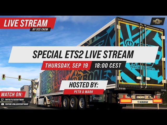 Krone eTrailer Release Live Stream | SCS Software 