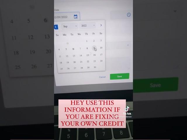 Dispute personal information on credit report