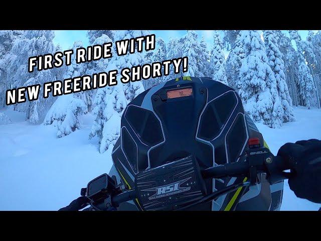 First Ride! | Ski-doo Freeride 146 Shorty 2021