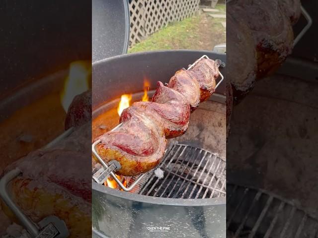 Rotisserie Picanha with Parmesan Crust Recipe | Over The Fire Cooking by Derek Wolf