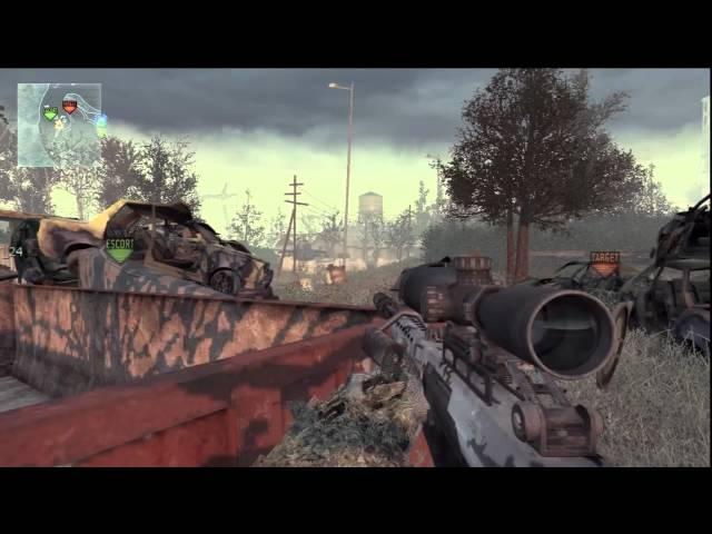 MW2: Hardcore Sabotage Sniping + Reach Machinima Video