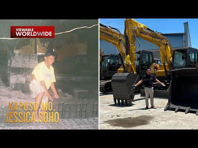 Dating construction worker, may sariling construction company na ngayon! | Kapuso Mo, Jessica Soho