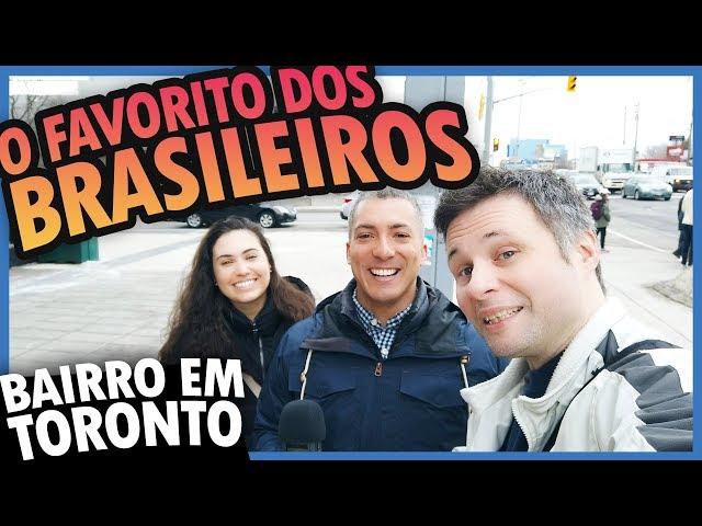 Tour no BAIRRO FAVORITO dos BRASILEIROS em TORONTO, NORTH YORK - Bairros no CANADÁ