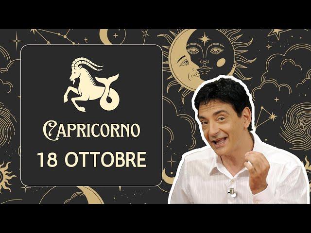 Capricorno ️ L'Oroscopo di Paolo Fox - 18 Ottobre 2024 - Una giornata no che più no non si può