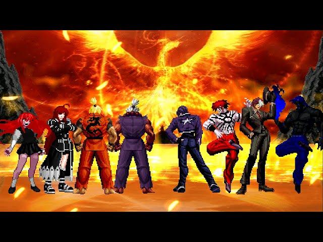 [KOF Mugen] DoomJoshuaBoy Team VS. TyeGuy MUGEN Team