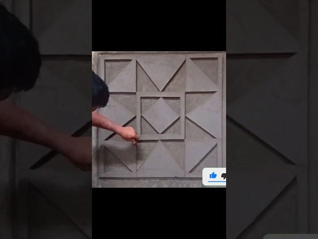 #"Next Level Front Wall Plaster Design  | You’ve Never Seen This Before!"#shorts #viralvideo #