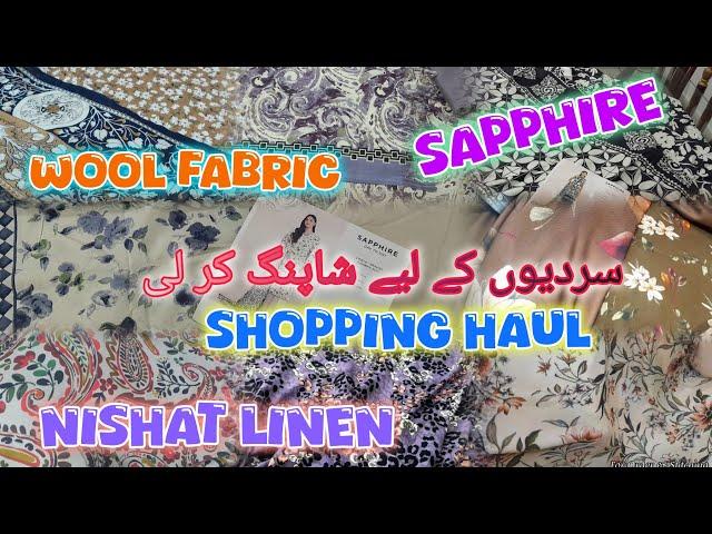 Sapphire Nishat & Local Market Shopping Haul  || Winter Shopping Haul #WiterShoppingHaul #Sapphire