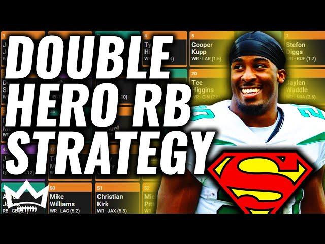 This Strategy DOMINATES Leagues in 2024 | Double Hero RB Draft Strategy