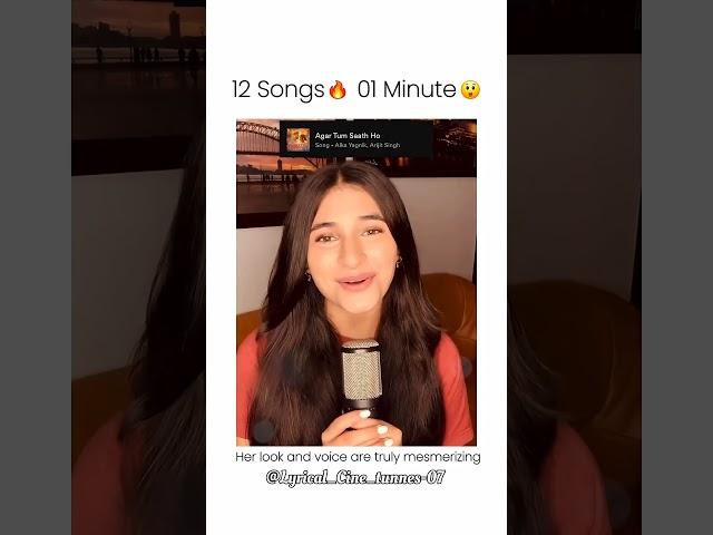 12 Songs In 1 Minute || Sai Godbole #arijitsingh #arijitsinghsongs #trending #sad #sadmashup #singer