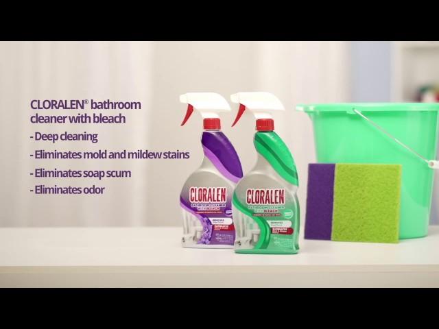 Try CLORALEN® Bathroom Cleaner with Bleach!