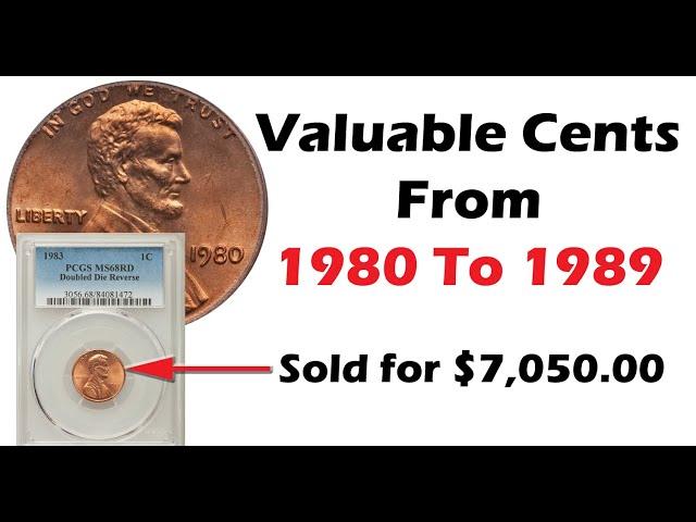 1980 To 1989 Lincoln Cent Varieties Found In Pocket Change!