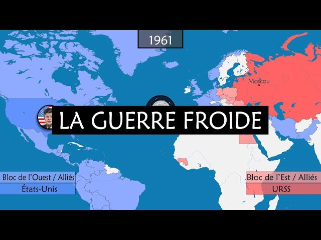 La guerre froide - Résumé sur carte