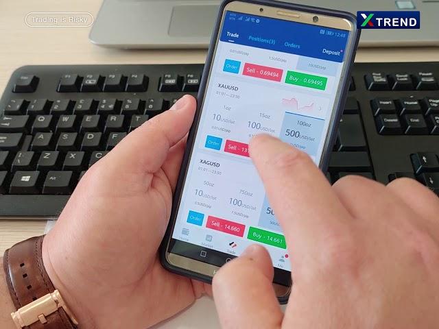 XTrend trading App - Trade forex with $50