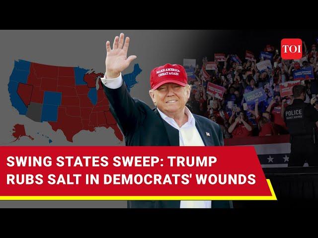 Trump Sweeps All Swing States In U.S.; Voters Now Divided | How Blue Trend Got Reversed