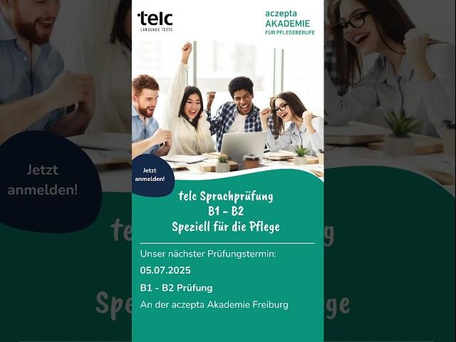 05.07.2025, telc Deutsch B1-B2 Pflege Prüfung #telc #deutschlernen #freiburg #pflege #pflegehelden