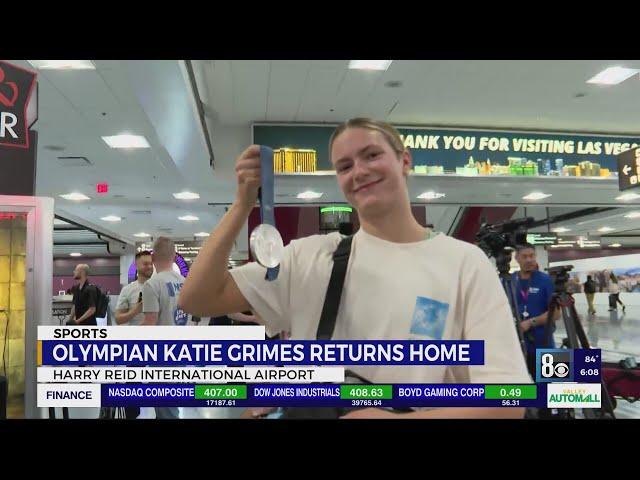 Olympian Katie Grimes returns to Las Vegas